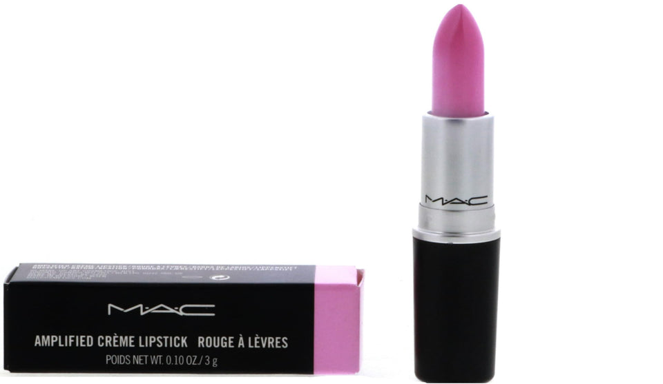 MAC Amplified Saint Germain front view showing clean pastel pink bullet and branded case