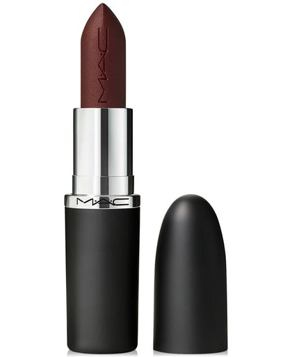 MAC Antique Velvet lipstick front packaging showing sleek tube and shade