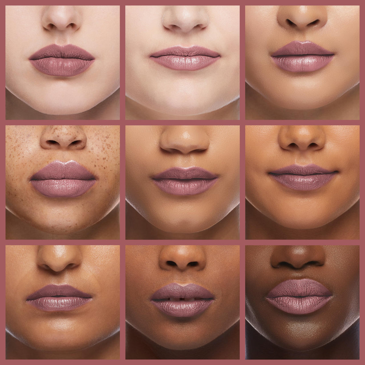 MAC blankety on model close-up demonstrating flattering everyday finish
