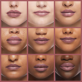 MAC blankety on model close-up demonstrating flattering everyday finish