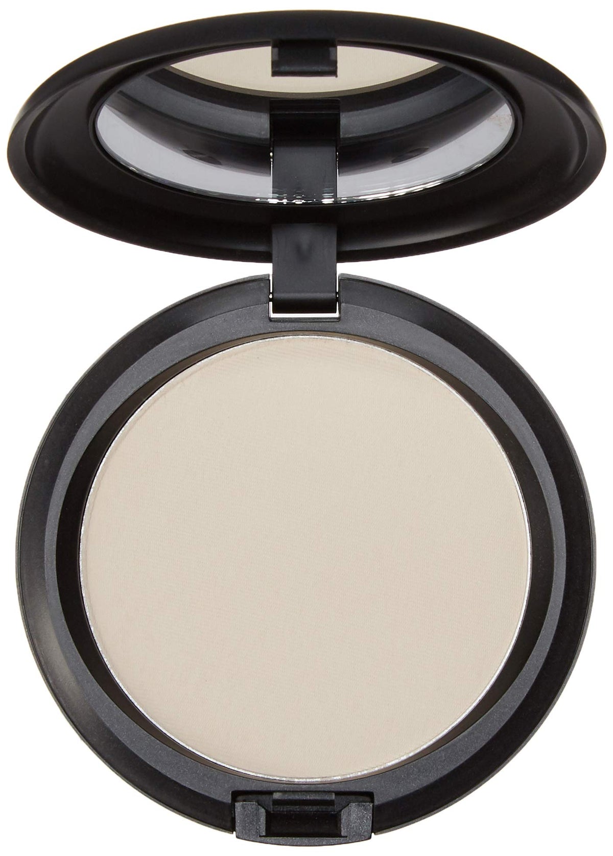MAC blot powder pressed being applied with puff to reduce shine and extend makeup wear