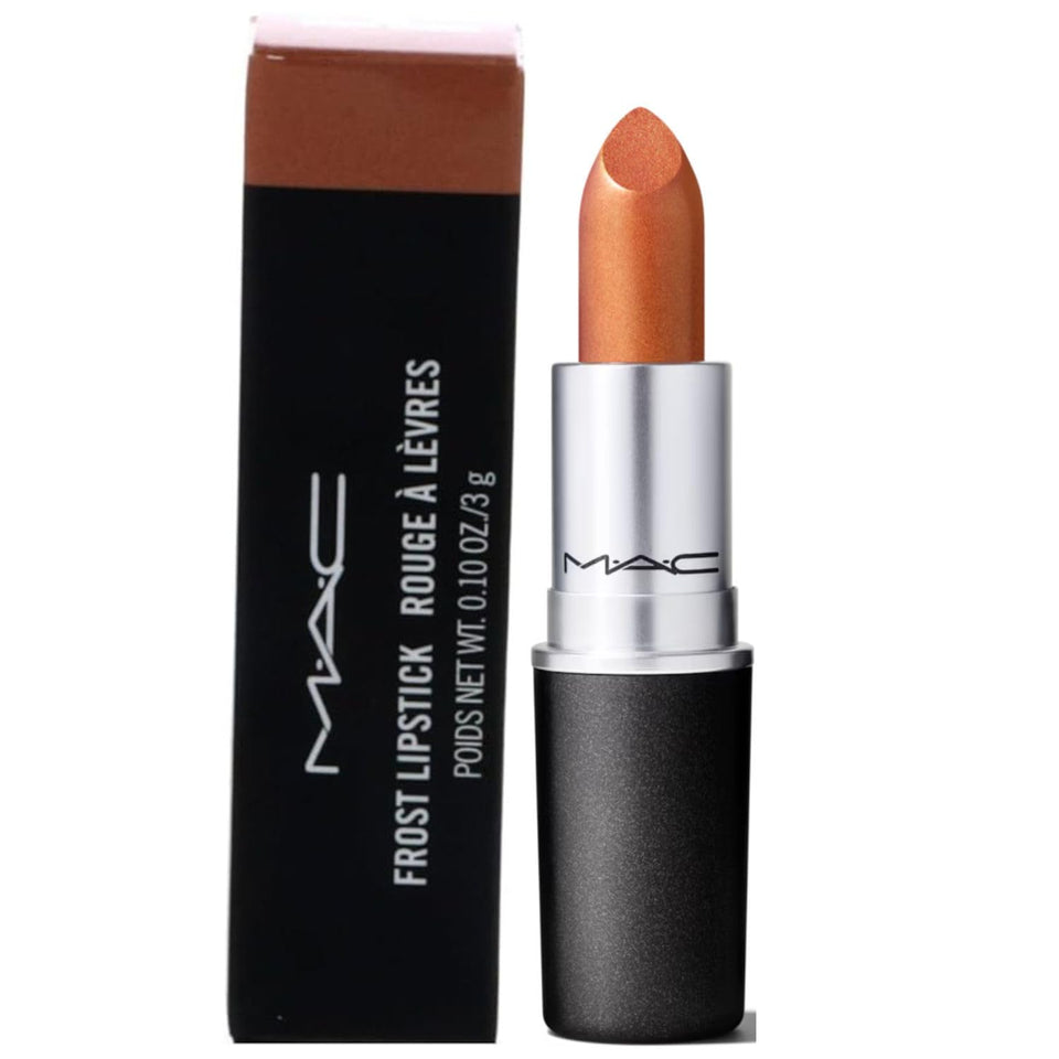MAC Bronze Shimmer front packaging showing elegant tube and logo, premium presentation