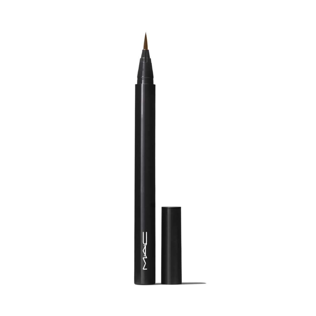 MAC Brushstroke liner front view showing precise brush tip for sharp long-wear lines