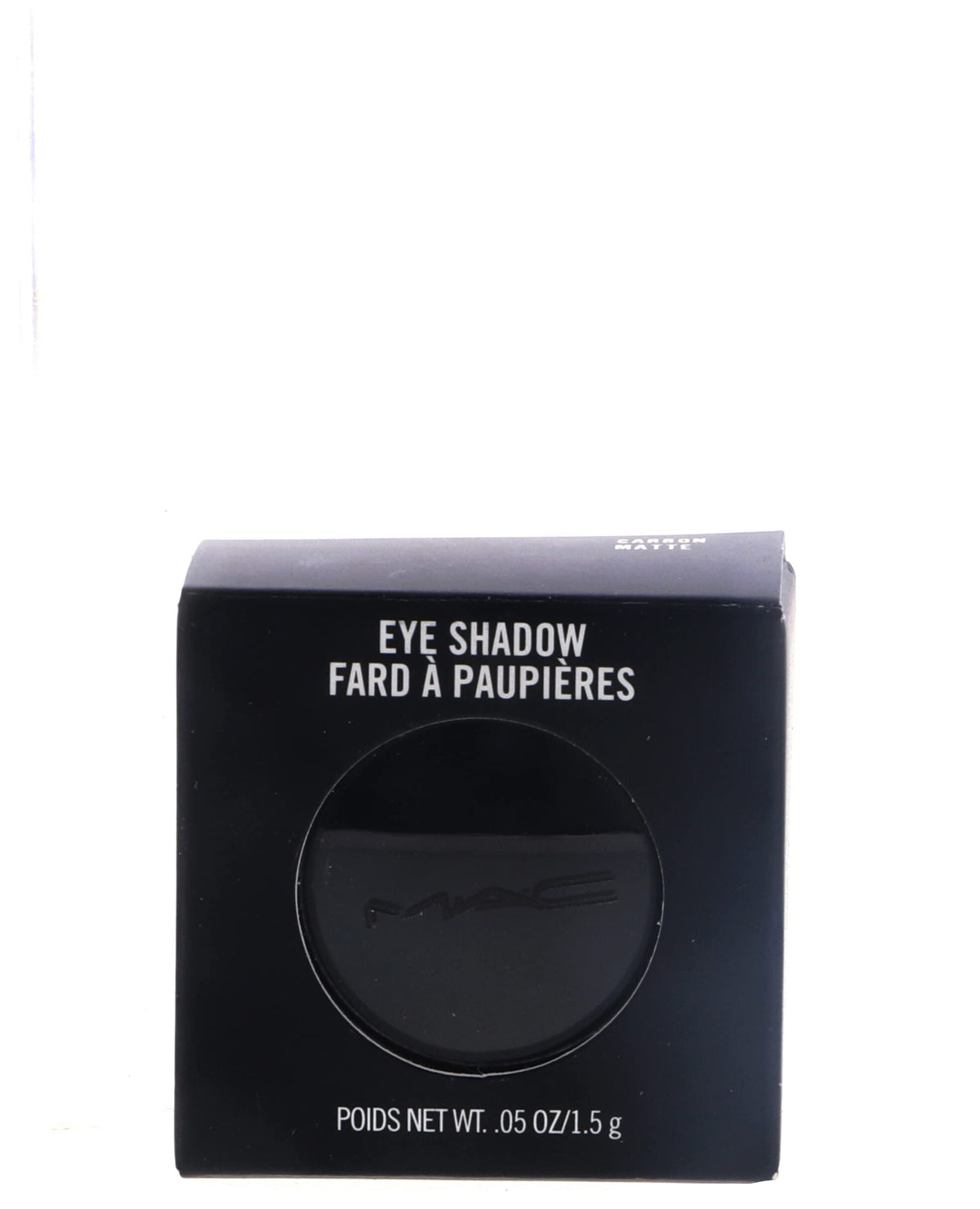 MAC carbon texture close-up displaying fine powder for smooth blending