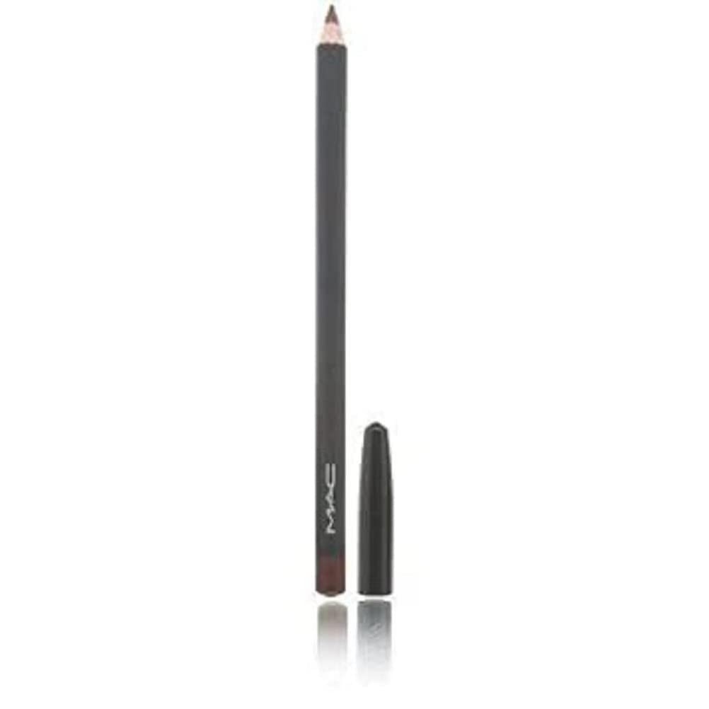MAC lip pencil chestnut front packaging showing pencil and cap for neat application