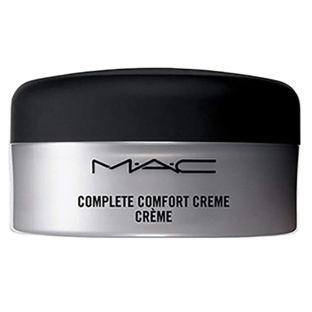 MAC Complete Comfort Creme front packaging showing jar and label, communicates soothing hydration