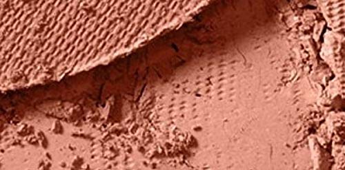 MAC Coppertone brush swatch on skin demonstrating blendable color payoff and warmth