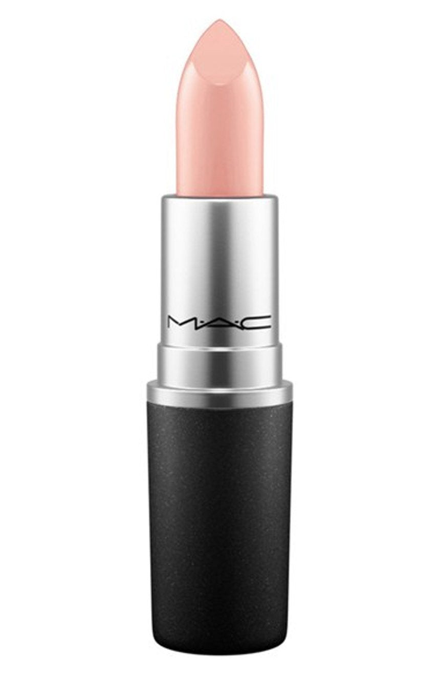 MAC lipstick front packaging showing shade name and compact case for easy identification and travel