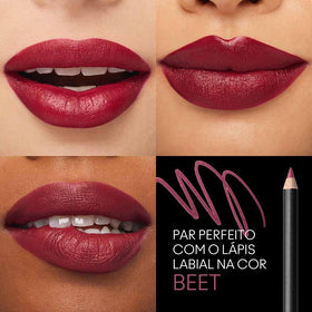 MAC D For Danger open cap label detail showing shade and weight