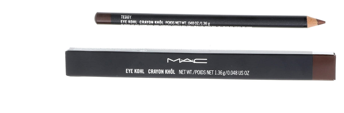 MAC Eye Kohl Teddy texture close-up highlighting creamy glide and rich pigment