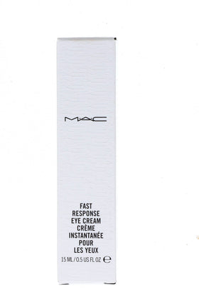 MAC fast response eye cream texture close-up revealing smooth creamy finish and fast absorption