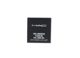 MAC Fluidline Blacktrack being applied on model demonstrating clean, long-wear definition