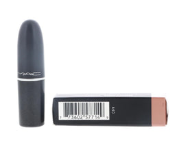 MAC frost lipstick gel packaging label clear branding and weight