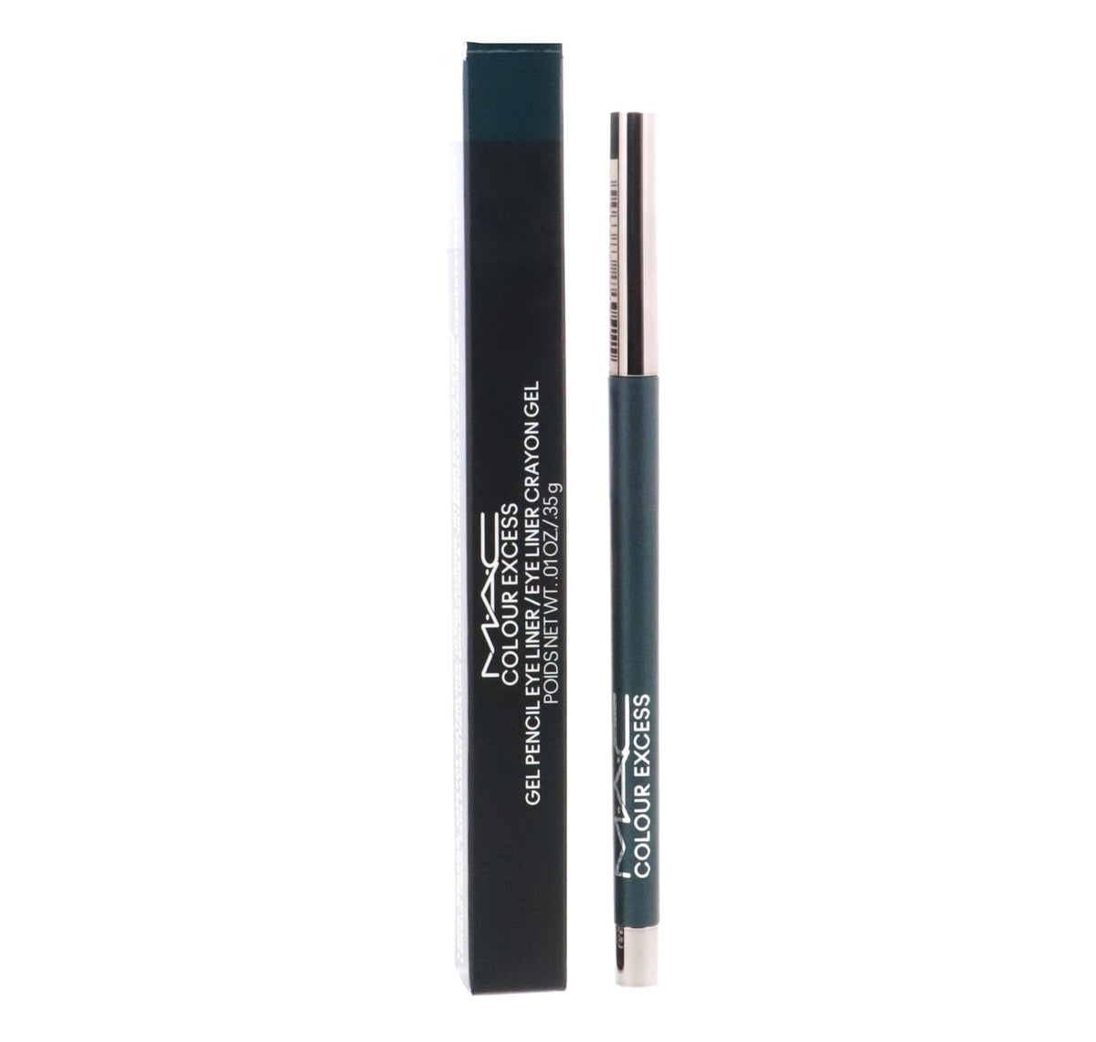 MAC Hell-Bent front packaging showing black pencil and label for clear identification