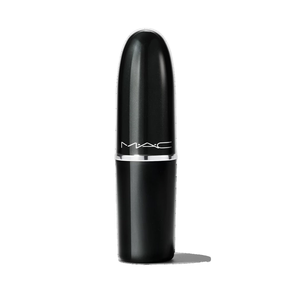 MAC Hug Me bullet closeup displaying smooth lipstick tip and even pigment for precise application