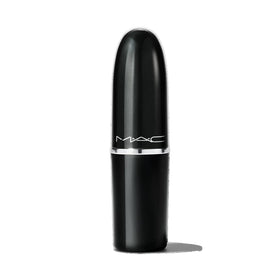 MAC Hug Me bullet closeup displaying smooth lipstick tip and even pigment for precise application