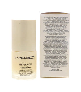 MAC Hyper Real Serumizer texture close-up displays smooth, lightweight finish benefit
