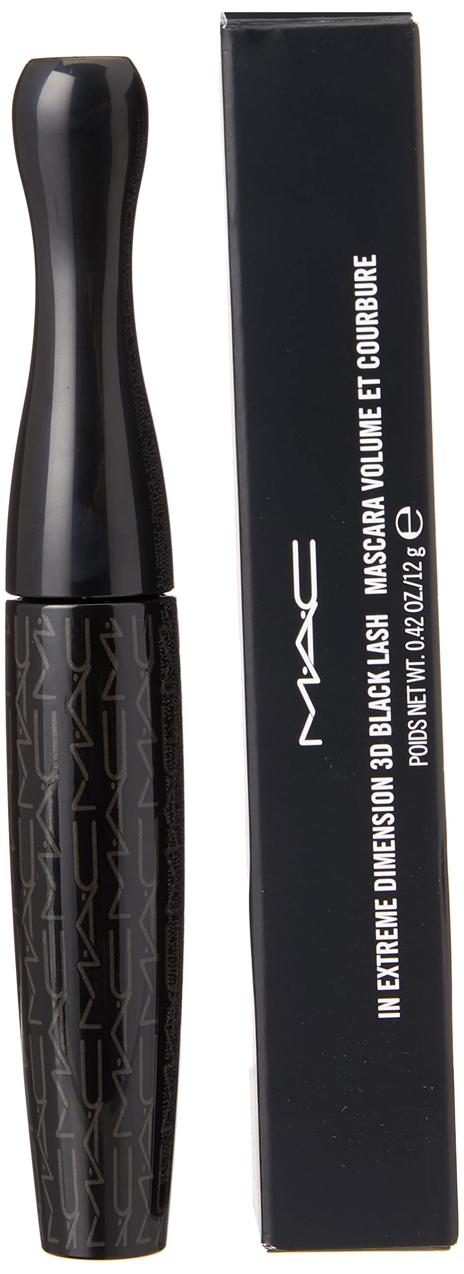 MAC brush close-up illustrating wand texture and even coating for fuller lashes