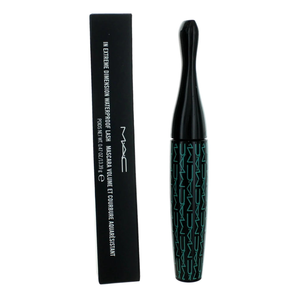 MAC front packaging showing mascara tube and brand, clear product benefit