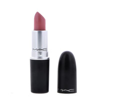 MAC lipstick worn on lips, nude shade flatters complexion