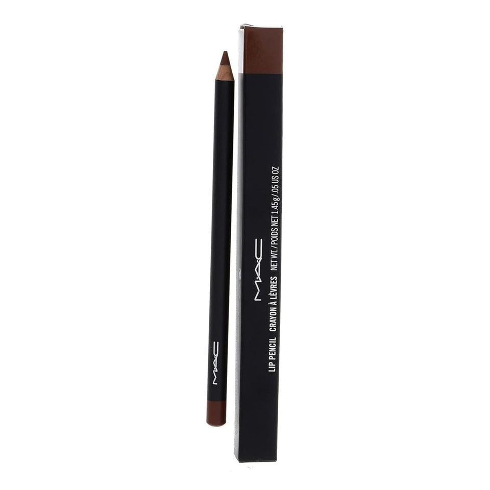 MAC lip pencil full view showing slim pencil and shade for precise definition