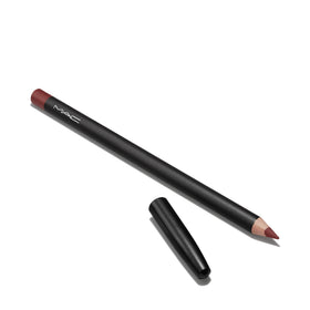 MAC lip pencil Mahogany front view showing full pencil for precision