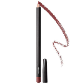 MAC lip pencil Mahogany texture detail highlighting smooth glide