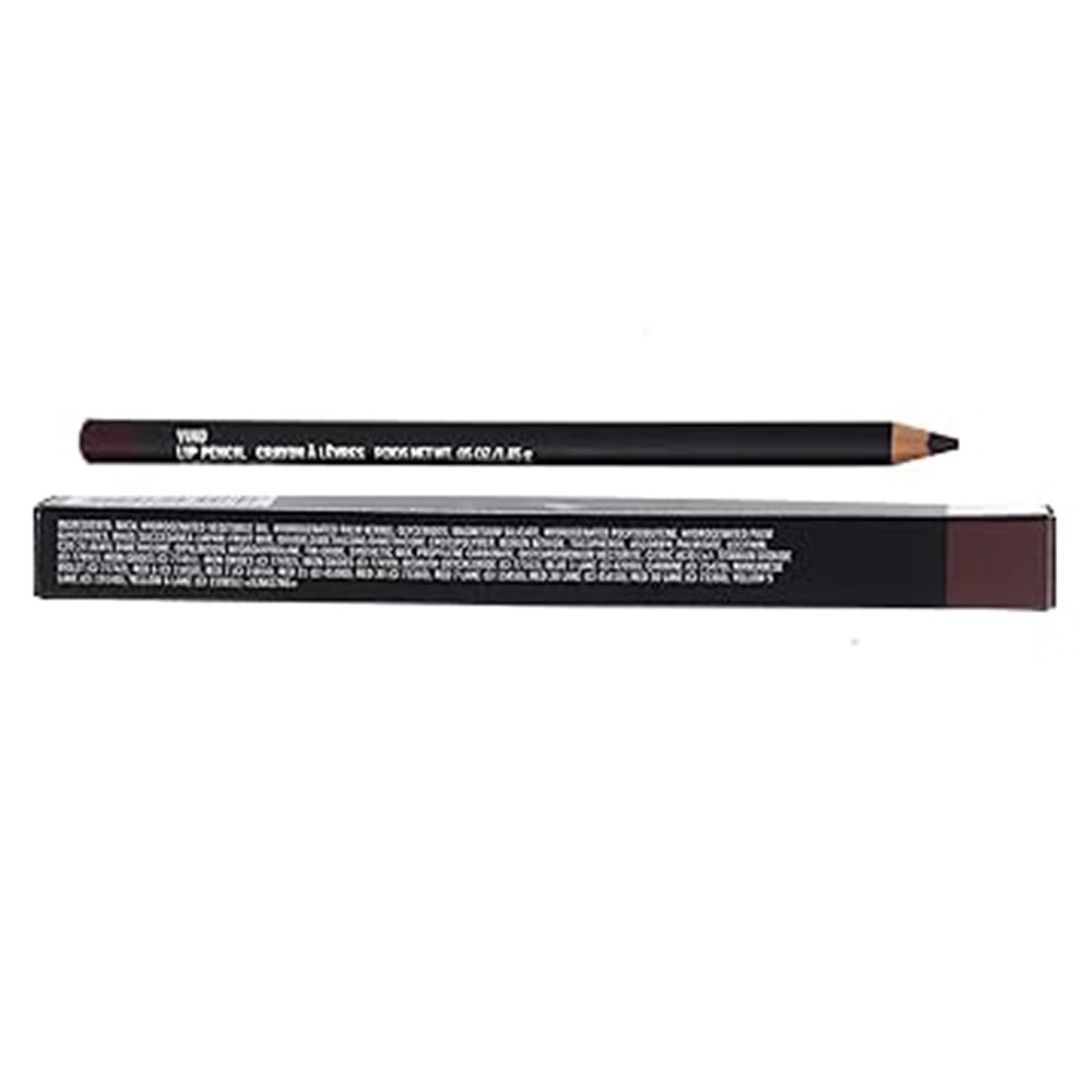 MAC lip pencil Vino texture stroke on skin demonstrating blendable color