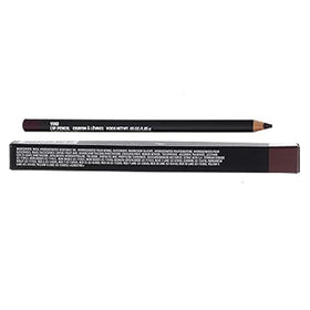 MAC lip pencil Vino texture stroke on skin demonstrating blendable color