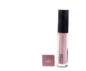 MAC Lipglass Oyster Girl texture close-up showing glossy finish benefit