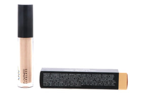 MAC lipglass texture swatches on skin showing sheer pink sheen for true-color preview