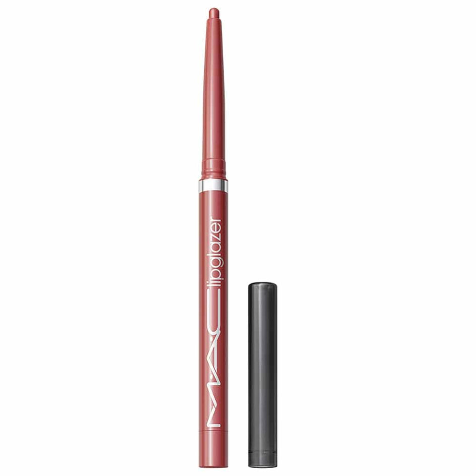 MAC Lipglazer Velvet Teddy front packaging shows sleek design and quick recognition
