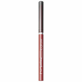 MAC Lipglazer Velvet Teddy in clutch lifestyle shot ideal for on-the-go touchups