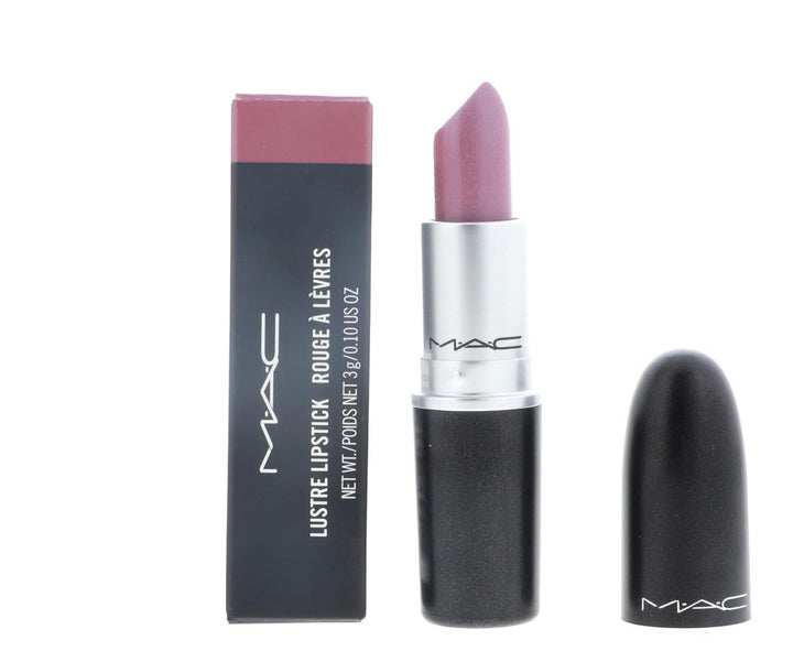MAC Lustre Lipstick Syrup front packaging showing brand and shine