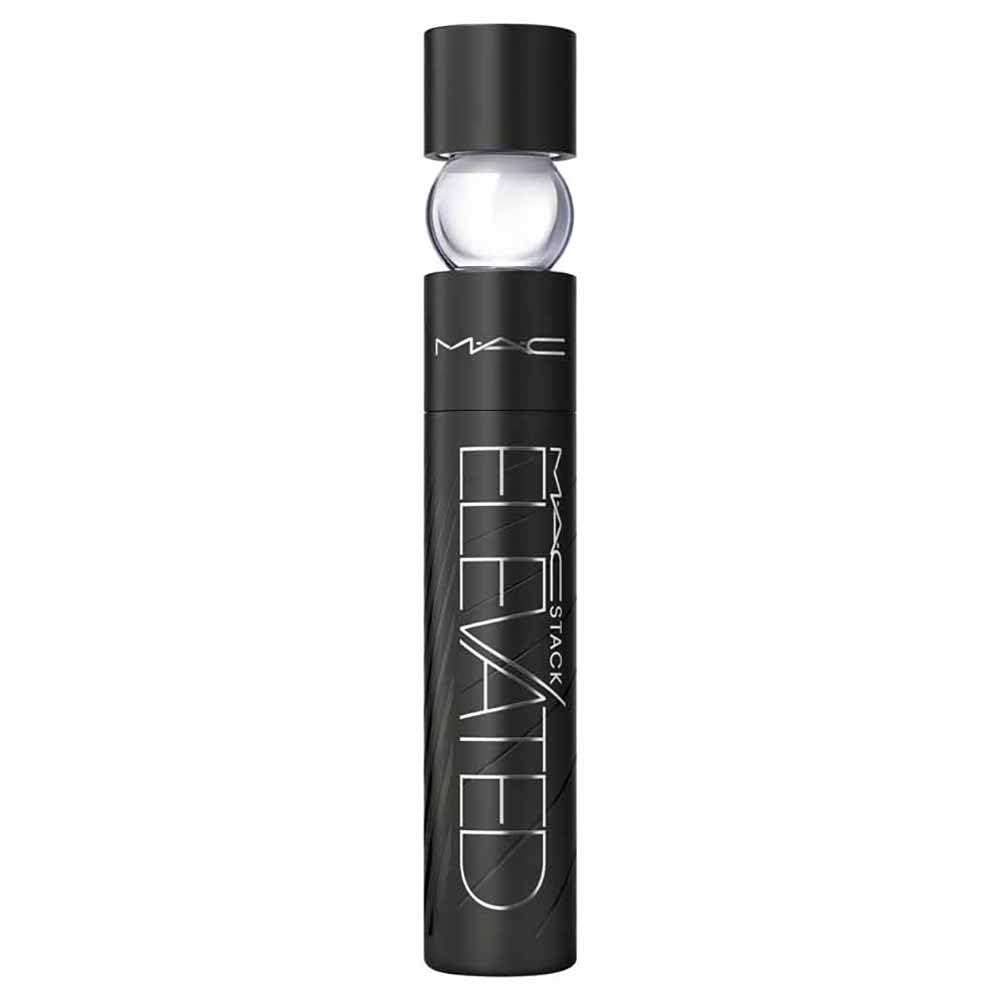 MAC MACStack front packaging showing sleek tube and black shade benefit