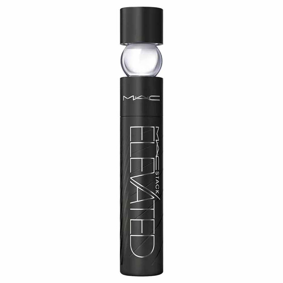 MAC MACStack front packaging showing sleek tube and black shade benefit
