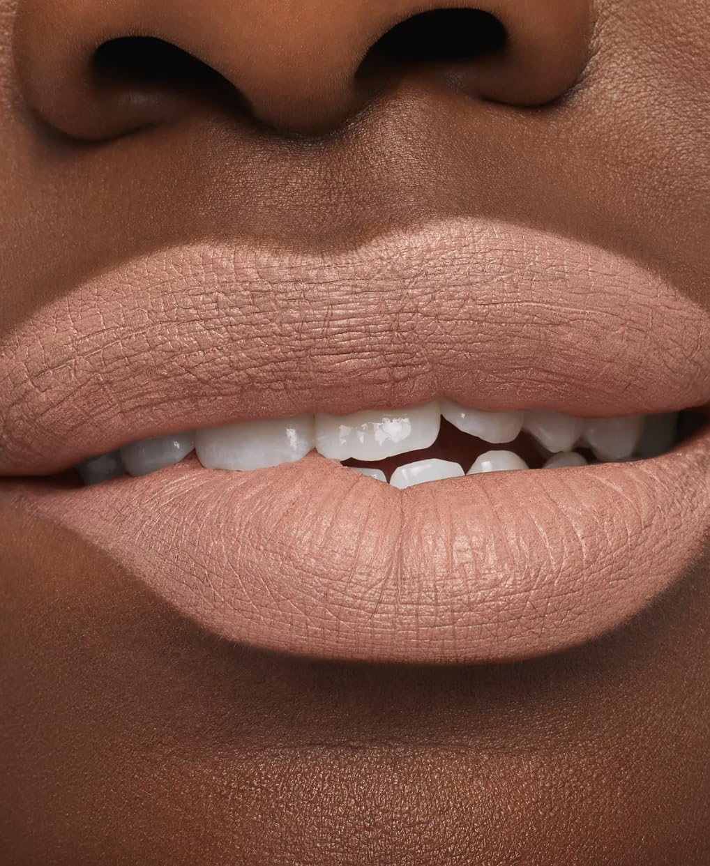 MAC Macximal Honeylove texture closeup demonstrating creamy matte feel