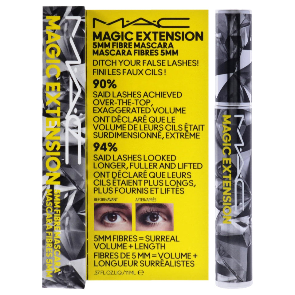 MAC Magic Extension front packaging showing tube and cap for immediate recognition and convenience