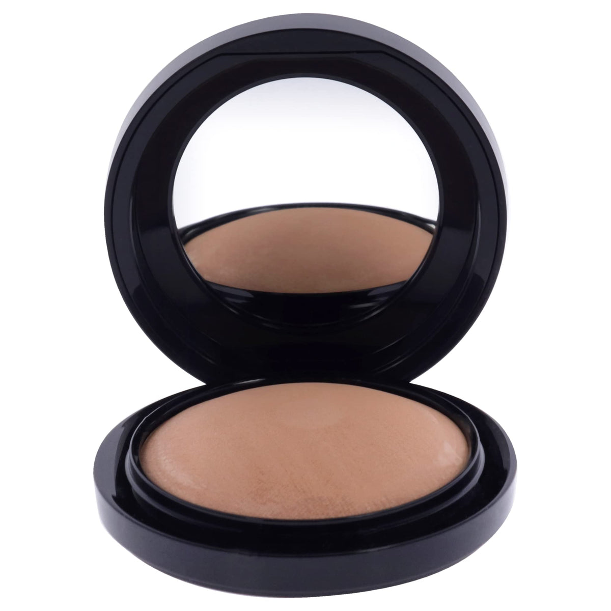 MAC powder close-up texture revealing finely milled mineral finish for smooth skin