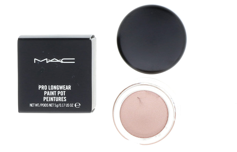 MAC paint pot front jar showing label and compact design for easy travel