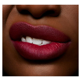 MAC blended finger application demonstrating buildable color and natural blurred edges