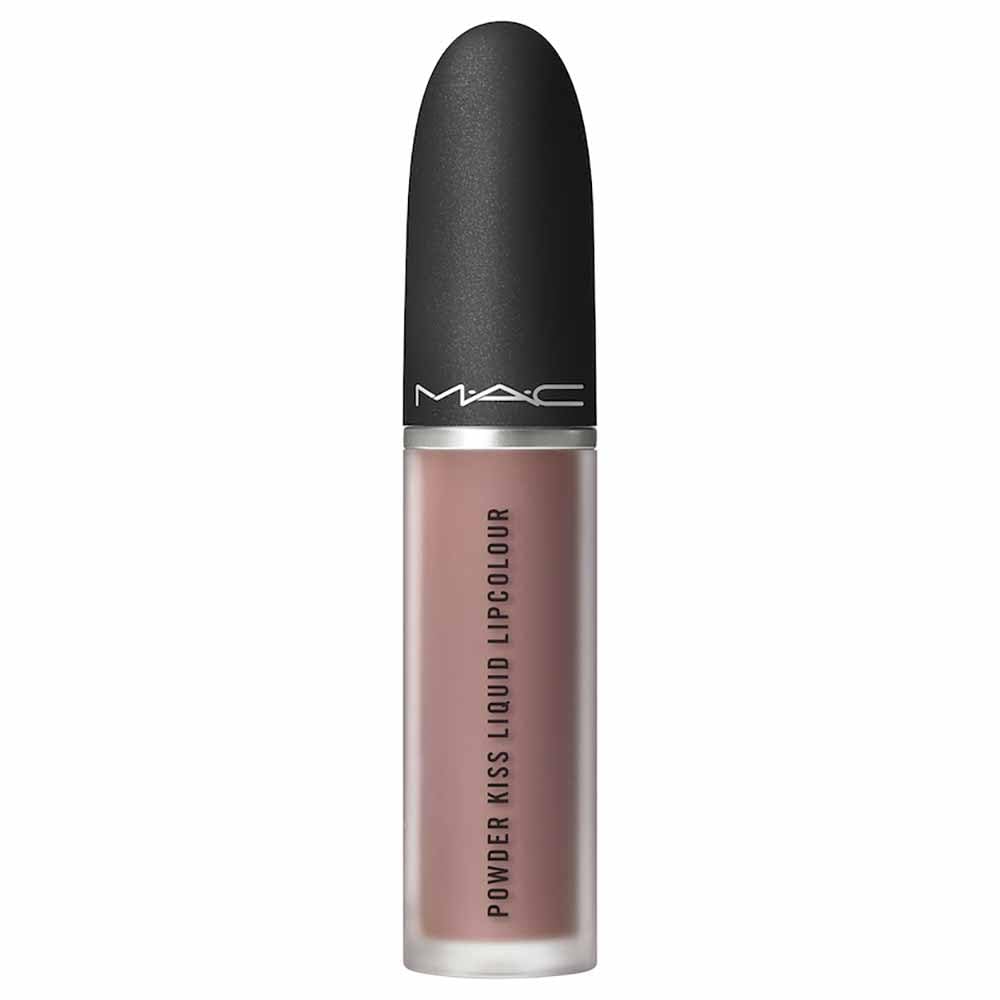 MAC front packaging showing tube and shade label, clear product info benefit