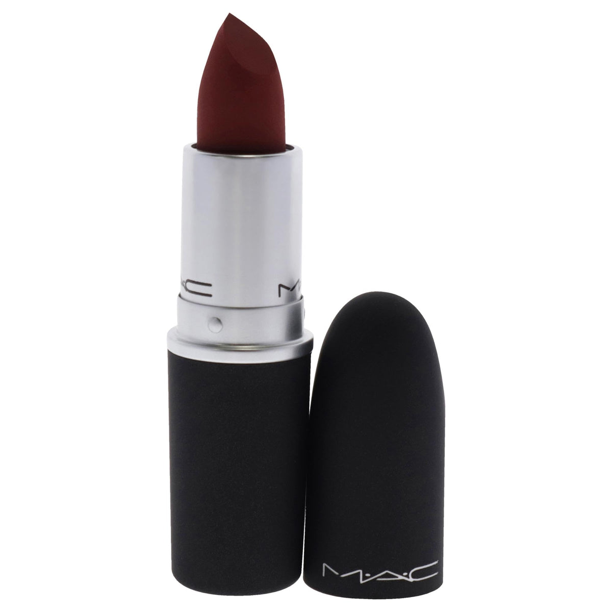 MAC Powder Kiss texture close-up highlighting cushiony moisture-matte finish