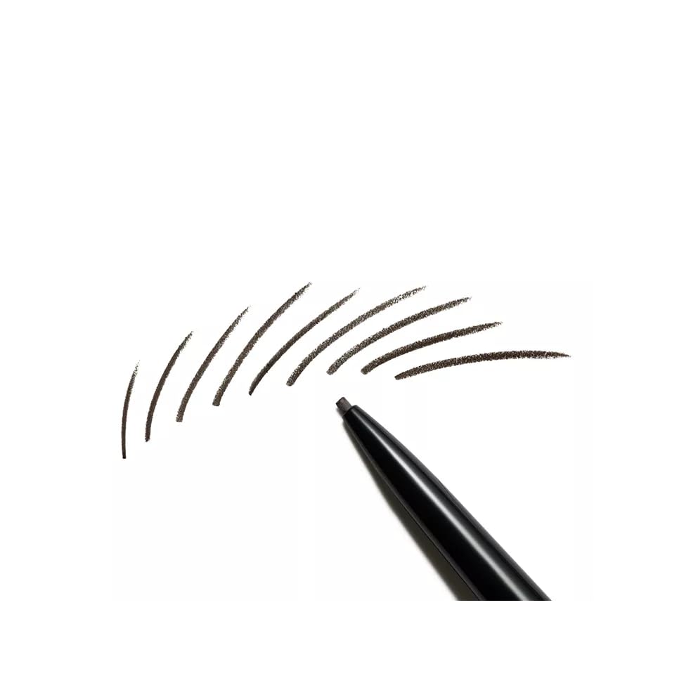 MAC Pro Brow Definer 1mm tip close-up demonstrating precise hair-like strokes and control