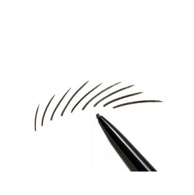 MAC Pro Brow Definer 1mm tip close-up demonstrating precise hair-like strokes and control