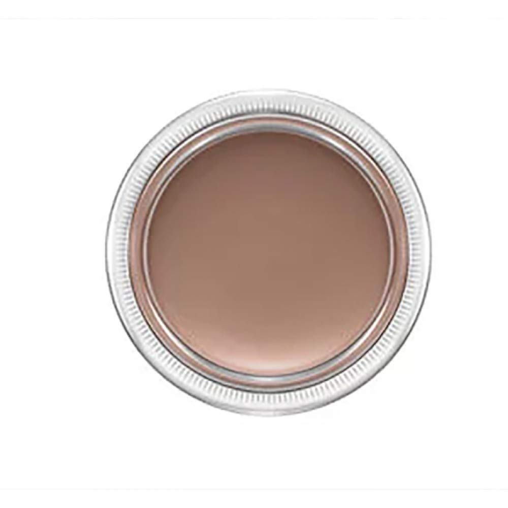 MAC Pro Longwear Paint Pot front view showing compact packaging and clear shade