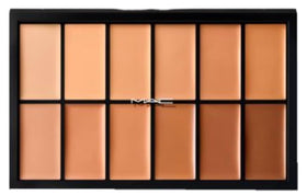 MAC pro palette front view showing 12 cream-cake shades and professional organization benefit