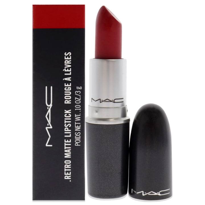 MAC Rub Ruby Woo front packaging showing bold red and brand clarity for confident looks