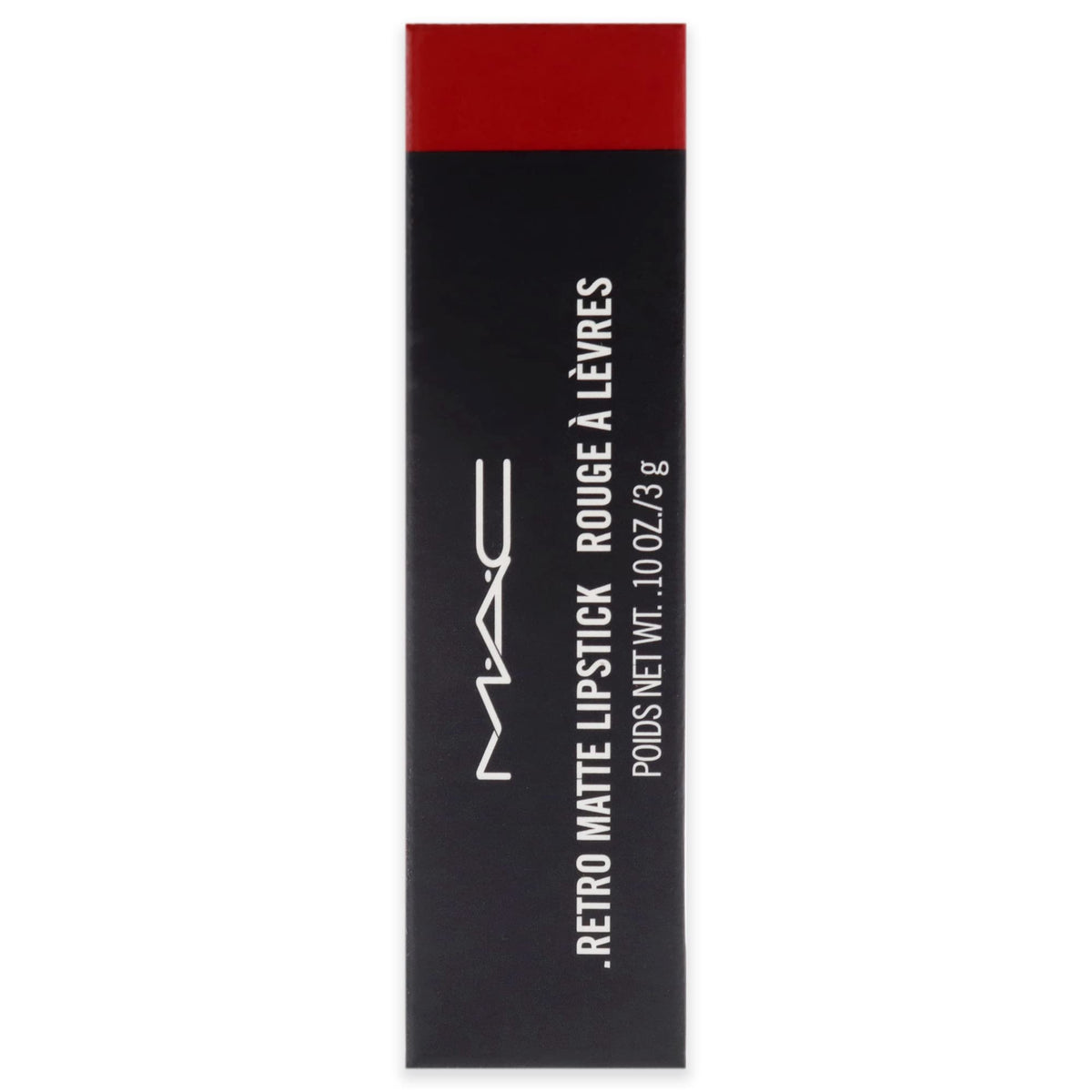 MAC Ruby Woo size comparison with coin highlights compact 0.10 oz travel convenience