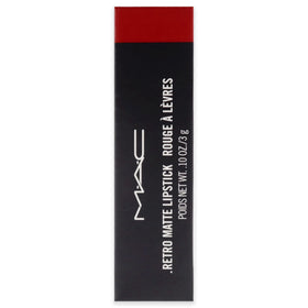 MAC Ruby Woo size comparison with coin highlights compact 0.10 oz travel convenience